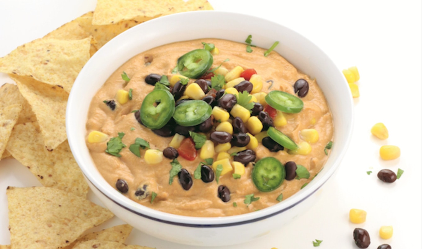 Loaded Vegan Queso Dip